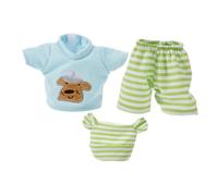 YARNOW 10 Vestire La Bambola Ragazzo Neonato Piccolo Rinascere Vestiti Per Bambole Rinate Roba Da Bambola Abbigliamento Per Bambole Per Pigiama Per -doll Cotone Verde Chiaro