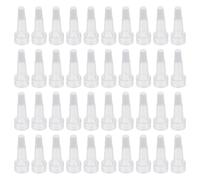 YARNOW 100 Pezzi Tappi a Forma di Corno per Flaconi di Plastica Essenza, Antipolvere e Portatili, per Uso Domestico e Campeggio All'aperto