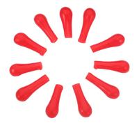 YARNOW 100 tappi per pipette chimiche: tappi a bulbo rossi riutilizzabili per pipette per laboratori scientifici e chimici - per la didattica, la ricerca e gli esperimenti domestici