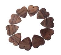 YARNOW 10pezzi Plettro Per Chitarra Forma Di Cuore Plettro Per Chitarra Basso Per Ukulele in Nylon Adatto Tutti Gli Strumenti Flessibile Durevole Facile Da Impugnare e Trasportare