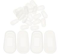 YARNOW 12 Paia di Naselli in Silicone Antiscivolo per Occhiali, Cuscinetti Nasali Comodi e Resistenti, Riducono Carico Sul Naso, Accessori per Montature Occhiali