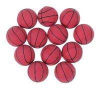 YARNOW 12 Palline da Basket Rimbalzanti in PVC per Giocattoli Sportivi Mini Accessori e Attività Set da 12