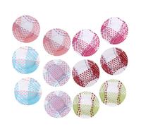 YARNOW 12 Pezzi Cappello di carta Cappelli per bambole per l'artigianato Bambola cappelli stupidi cappelli funky mini cappello artigianale cappello artigianale intrecciato cappellini