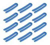 YARNOW 12 Pezzi Clip Termica a U per Permanente, Blu, Plastica, Salone | Strumento Leggero e Portatile, per Servizi Mobili e Postazioni in Salone