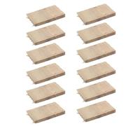 YARNOW 12 Pezzi Cuneo in Legno a Forma Triangolare per Testa D'ascia Manico in Legno, Previene Danni e Facilita Colpi di Martello in Casa o Officina