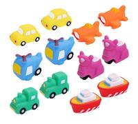 YARNOW 12 Pezzi Giocattoli da Bagno Resistenti All’usura, Set di 6 Modelli Piccoli da Spremere, Accessori Divertenti per Vasca e Doccia Adatti a Ragazzo Ragazza e Uso Domestico