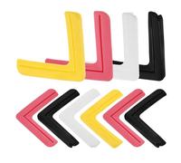 YARNOW 12 Pezzi Paraspigolo Angolare in Silicone, Protezione Angoli Mobili, 3 Sacchetti, per Tavolini e Armadi, Cucina e Bagno Colore Casuale