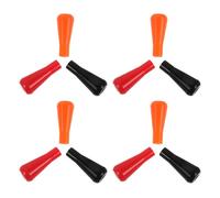 YARNOW 12 Pezzi Punte di Freccia in Gomma 8mm, Punte Smussate e Morbide, Fit, per Frecce e Attrezzatura da Tiro L'Arco, Allenamento e Pratica