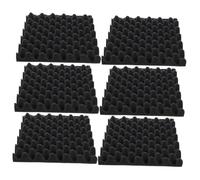 YARNOW 12pezzi Pannelli Fonoassorbenti Autoadesivi in Materiale Ad Densità Pannelli Fonoisolanti Per Pareti e Soffitti Schiuma Fonoisolante Ignifuga Per Migliorare Assorbimento Acustico