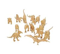 YARNOW 14 Dinosauri Giocattolo per Modelli Realistici Animali Preistorici Decorazioni Creative per Compleanni e Giochi Educativi