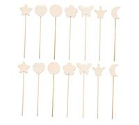 YARNOW 14 Pezzi set di crea la della tua principessa fata Principesse Wands bacchetta di legno per ragazze kit bacchette magiche Wizard Wand