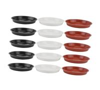 YARNOW 15 Pezzi Base del Vaso di Fiori Vassoio basi annaffiatura in Vaso Acquatico Base autoirrigante pentola Potere vassoi raccogligocce per vasi di Fiori plastica