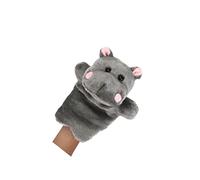 YARNOW 1pezzi Burattino Mano Ippopotamo in Peluche Accessorio Per Raccontare Storie Giocattolo Educativo Resistente e Sicuro Per Ragazzo e Genitori