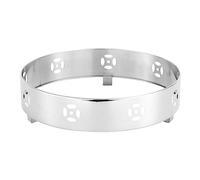 YARNOW 1pezzi Copertura Per Stufa Gather Fire in Acciaio Inox Parabrezza Per Cucina Gas Anello Di Supporto Per Stufa Risparmio Energetico Di Aspirazione Per Cottura Efficiente