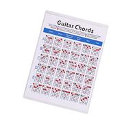 YARNOW 1pezzi Guida Alle Dita Per Chitarra Accordi Per Chitarra Accordi Per Esercitarsi La Tabella Per Esercitarsi La Adesivi Per Note