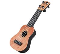 YARNOW 1pezzi Mini Ukulele Per Strumento Musicale Con Corde Resistenti Introduzione Alla Per Principianti Colore Giallo Compatte Per Giocare