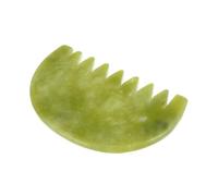 YARNOW 1pezzi Pettine per Massaggi di Pietra Naturale Strumento per Massaggio Raschiante per Capelluto Pettine Raschiante per Testa per Rilassare e Combattere la Stanchezza