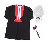 YARNOW 1Set Costume da Giudice Cosplay Unisex per Martelletto per Feste Giochi Ruolo e Spettacoli Teatrali per