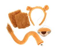 YARNOW 1Set Costumi Leone Cosplay Fascia per Orecchiper Feste Tema per Halloween e Accessorio Leggero per Adulti
