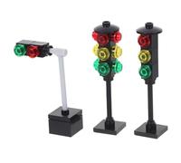 YARNOW 1Set Educativo per Costruzione per Miniatura con Semafori Attività Didattica da Te per Sviluppo