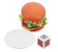 YARNOW 1Set Hamburger Impilamento e Educativo Strati Staccabili Colorati per Sviluppo Motorio e Creatività e Istruzione