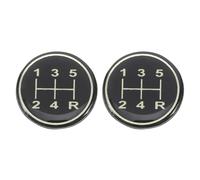 YARNOW 2 Adesivi Rotondi in Vinile con Schema di Cambio Manuale per paraurti - Accessori Interni per Auto e Camion - Decorazione per Guida con Cambio Manuale a 5 Marce