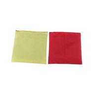 YARNOW 2 Bean Bags per Resistente con Cuciture Rinforzate Sacchetti Leggeri per Giochi Sulla Spiaggia e Scuola Set Rosso e Giallo