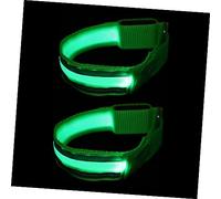 YARNOW 2 Fascia LED Regolabile per Corsa Notturna Bracciale per attività all per Jogging e Sport Notturni