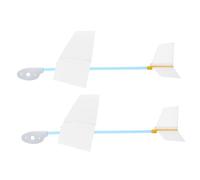 YARNOW 2 Kit Modellino Aereo Da Assemblare Legno Stem Educativo Per Sviluppo Coordinazione Mano Occhio E Adatto Decorazione E Volo Esterno