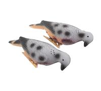 YARNOW 2 Pezzi Bersaglio a Forma di Colomba in Schiuma Eva Resistente, Ausilio per Allenamento al Tiro con L'Arco, Esca Portatile per Caccia e Pratica All'aperto