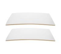 YARNOW 2 Pezzi Blocco di Schiuma Bianco Rettangolare Autoadesivo | Alta Densità, Leggero e Plasmabile, Fogli per Architettura e Intaglio, Materiale Professionale Creativo