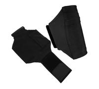 YARNOW 2 Pezzi Borsa da Gamba per Cellulare Portafoglio alla Coscia per Telefono Borsa per Telefono da Palestra alla Caviglia Fascia per Gamba del Cellulare Black