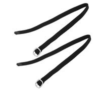 YARNOW 2 Pezzi CEGGI Buoni cinturini di avvio Spring cinghie regolabili cinghia dello sperone occidentale nero fibbia della cintura di cavallo da cavallo cinture speroni Black
