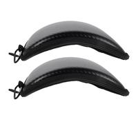 YARNOW 2 Pezzi Custodia per Occhiali da Neve Forma Curva in Pu Resistente alla Pressione per Ciclismo e Sport All'aperto Compatibile Goggles e Occhiali da Sole Nero