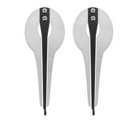 YARNOW 2 pezzi di arpa mongola: strumento musicale per accordi - arpa russa in metallo - strumento a percussione etnico portatile, musicale tradizionale compatto