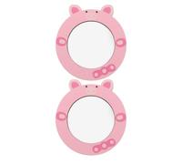 YARNOW 2 pezzi di giocattolo da bagno con specchio per bambini per imparare le capacità cognitive e di ragionamento - Specchio in legno per vasca da bagno per bambini per giocare sotto la doccia,