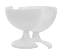 YARNOW 2 Pezzi Fioriera da Muro Stile Romano in Plastica Resistente Vaso a Mezza Urna Dipinto a Olio per Balcone e Veranda, Decorazione Floreale Sospesa Salvaspazio per Interni ed