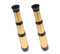 YARNOW 2 Pezzi Giocattolo Telescopio Piccolo Telescopio Giocattolo Giocattoli Per Bomboniere Per Feste Di Compleanno Per Primi Giocattoli Di Sviluppo Plastica D'oro