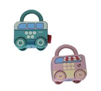 YARNOW 2 Pezzi Macchinina Chiave Macchinine Dei Cartoni Animati Macchina Giocattolo Giocattoli Per Auto Per Piccole Macchine Giocattolo Giocattoli Per Auto in Miniatura Plastica