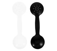 YARNOW 2 pezzi Occlusori Oculari per Test Vista Ergonomici Nero e Bianco Copri Occhio Antiscivolo per Esami Ottici Famiglia Scuola Ospedale