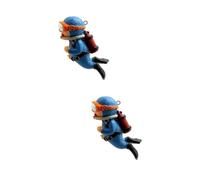 YARNOW 2 Pezzi Ornamenti paesaggistici per acquari Paesaggio Galleggiante Decorazioni per acquari Simulazione Subacquea Decorativa Accessori per acquari Tuffatore del Fumetto adorna Blue