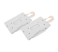 YARNOW 2 Pezzi Porta Carta Velina Da Appendere Salviette Umidificate Custodia Da Viaggio Per Salviette Per Neonati Organizer Per Pannolini Per Passeggino Cotone Bianca