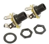 YARNOW 2 Pezzi Presa Jack per Chitarra Elettrica e Basso Stabile e Facile da Upgrade per Accessori Musicali e Pedalboard