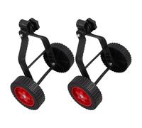 YARNOW 2 Pezzi Ruote di Supporto per Decespugliatore Regolabili Accessori per Tagliaerba e Tagliabordi Montaggio Rapido per Stabilità Migliorata su Terreni Irregolari Compatibili con