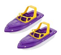 YARNOW 2 Pezzi set di giocattoli da spiaggia piccola barca per barca giocattolo per il bagno barca da piscina giocattolo barche giocattolo da bagno plastica Viola,porpora
