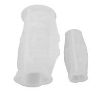 YARNOW 2 Pezzi Stampi Versatile Design Dettagliato per Candele Natalizie in Silicone di Re e Soldato, Facile da Sformare, Materiale Silicone Bianco per Creazioni Artistiche e Ornamenti