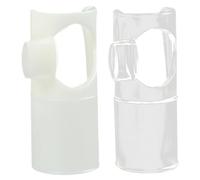 YARNOW 2 Pezzi suonatore di flauto bocchino pratico flauto Giocando sostituzione ausilio per il colpo di flauto acciaio bocchini per flauto maestro di flauto accessori per strumenti nylon