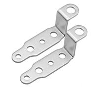 YARNOW 2 Pezzi Supporto Frecce Moto in Alluminio Argento per Specchietto | Montaggio Semplice, Finitura Anodizzata Resistente alla Corrosione, per Spostare Accessori su Scooter e Moto