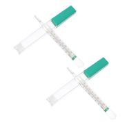 YARNOW 2 Pezzi Termometro Febbre in Vetro, a Doppia Scala ℉ e ℃, Non Digitale, Bianco, per Casa e Clinica, per Anziani