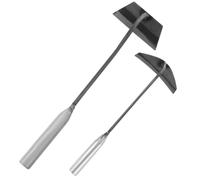 YARNOW 2 Pezzi Zappette da Giardino in Acciaio Leggero e Facile da Usare per Diserbo Manuale in Orto e Fattoria Forma Trapezoidale a Mezza